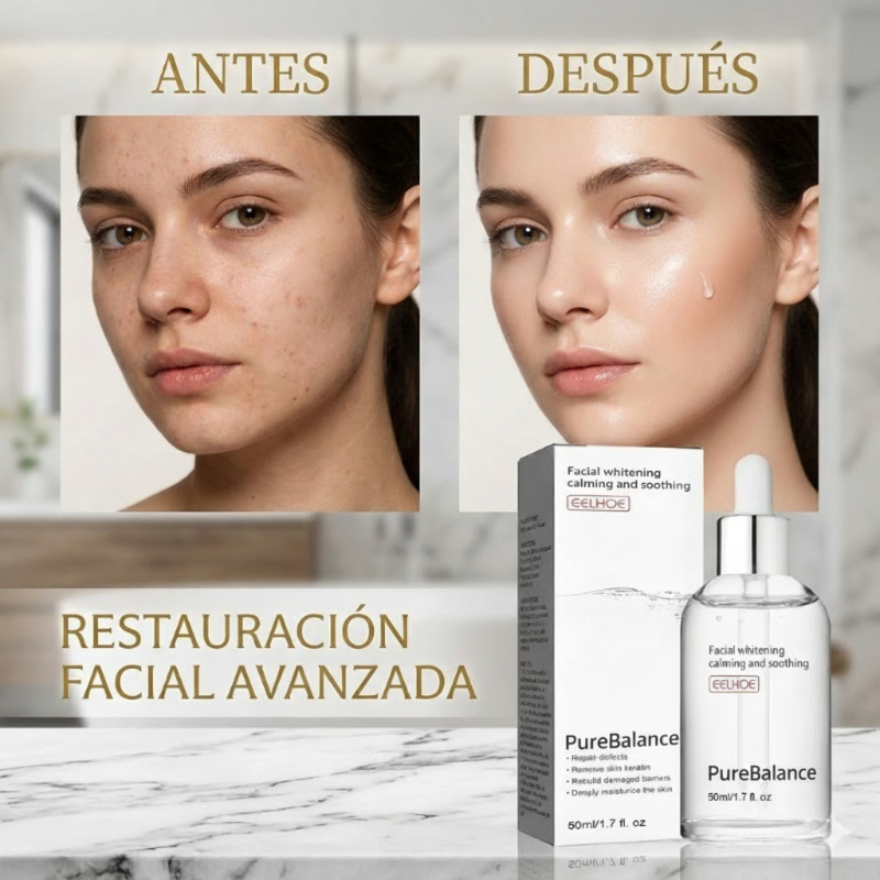 PureBalance™–Piel uniforme y sin imperfecciones