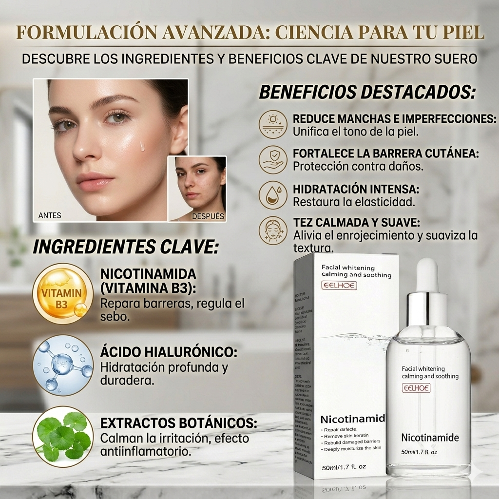 PureBalance™–Piel uniforme y sin imperfecciones