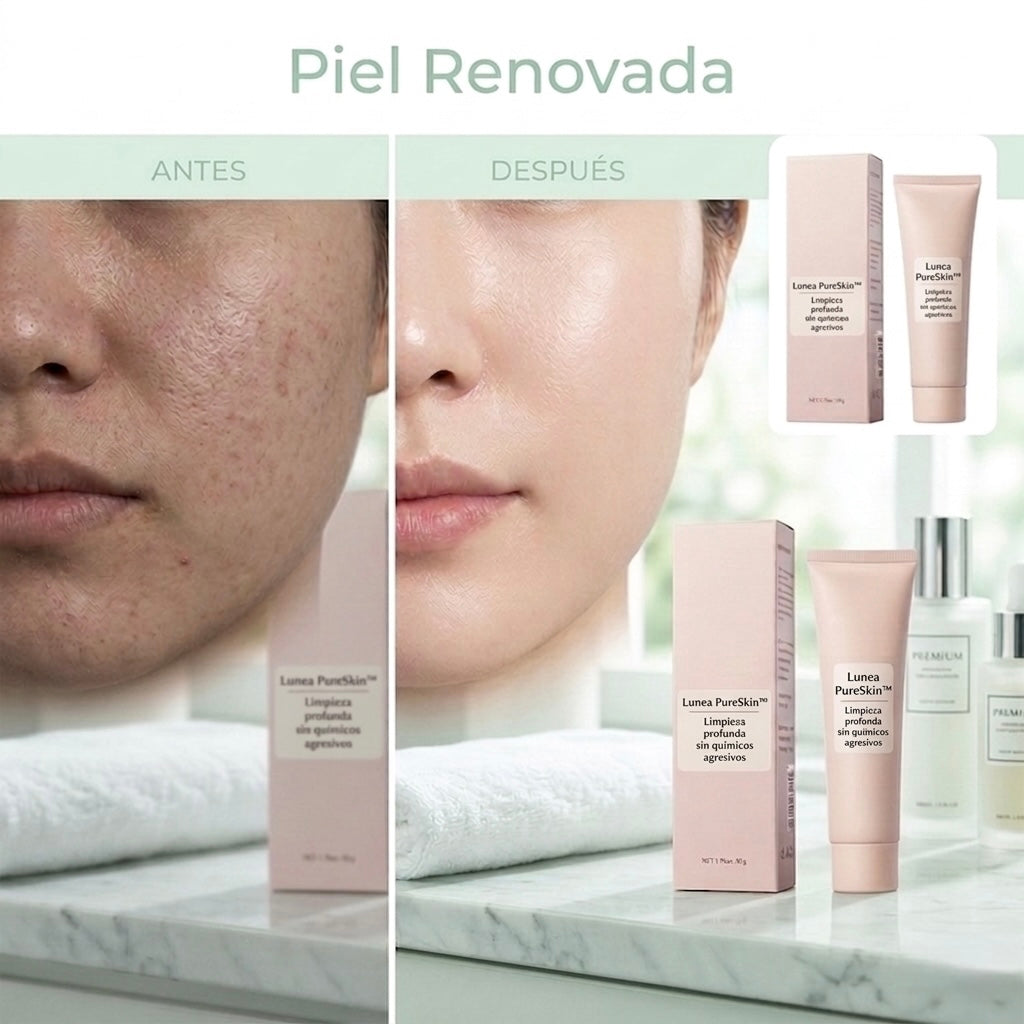 PureSkin™ – Limpieza profunda sin químicos agresivos