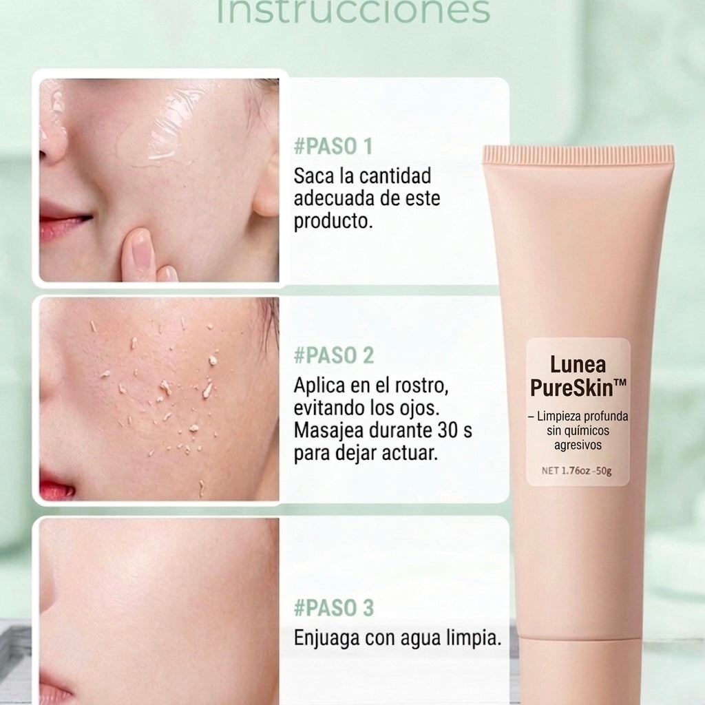 PureSkin™ – Limpieza profunda sin químicos agresivos
