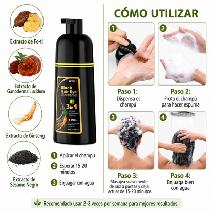 HairDye™–Nutrición y color en un paso